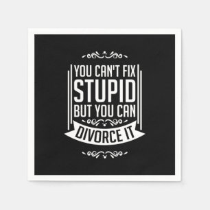 Lawyer Can Divorce It Napkin