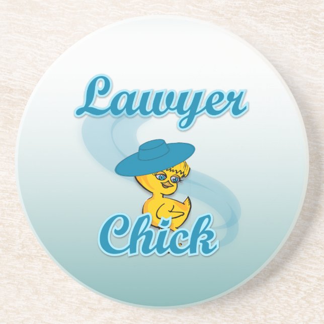 Lawyer Chick #3 Coaster (Front)