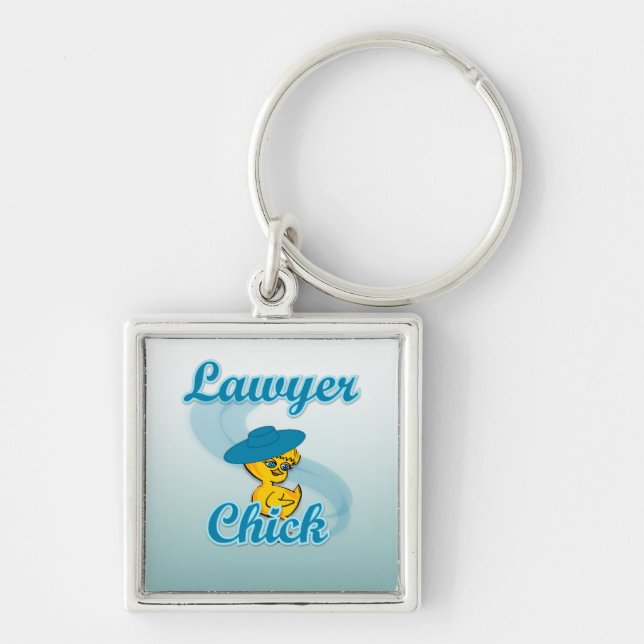 Lawyer Chick #3 Key Ring (Front)