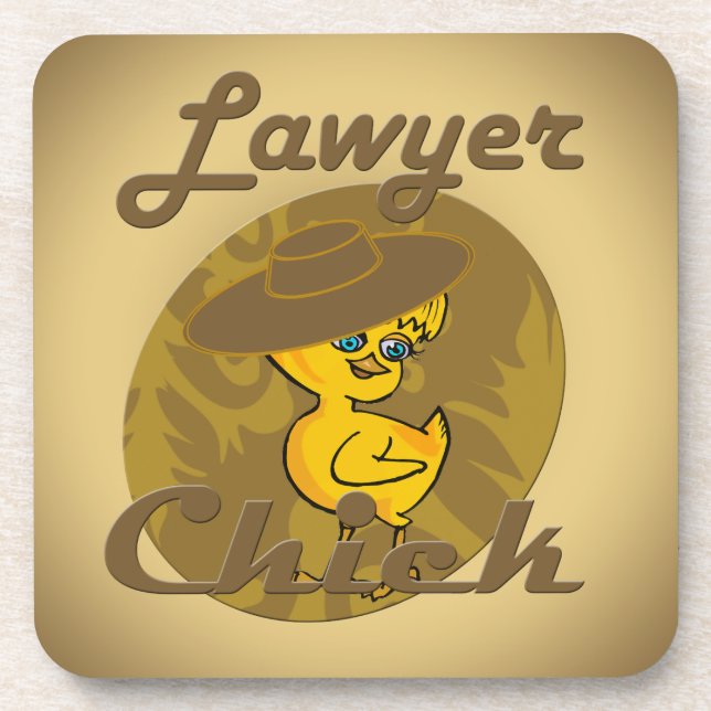Lawyer Chick #6 Coaster (Front)