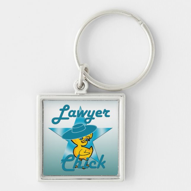 Lawyer Chick #7 Key Ring (Front)