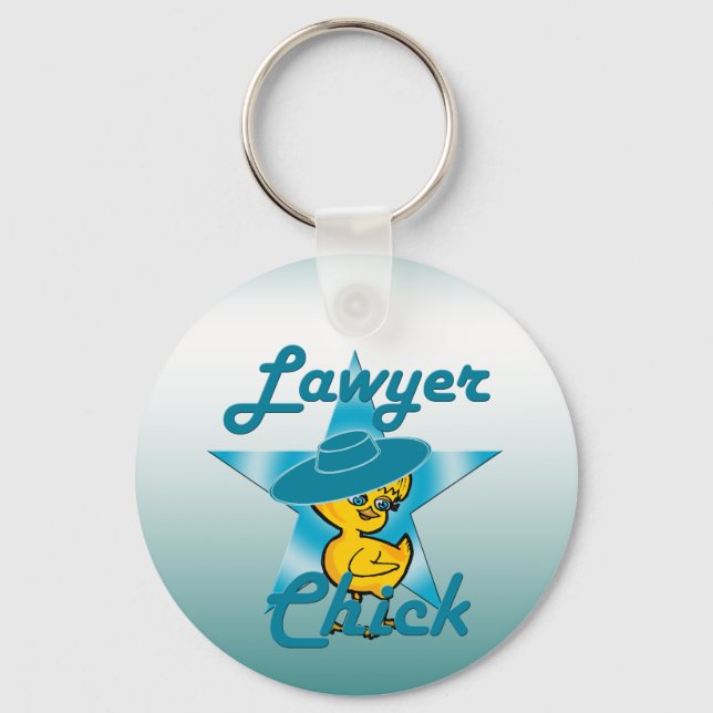 Lawyer Chick #7 Key Ring (Front)