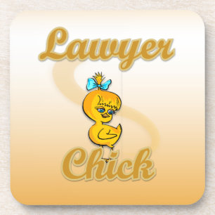 Lawyer Chick Coaster
