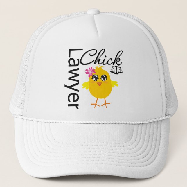 Lawyer Chick Trucker Hat (Front)