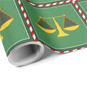 Lawyer Christmas Gift Wrapping Paper