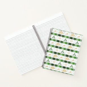 Lawyer Christmas Tree - Scales of Justice Notebook