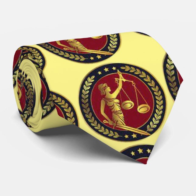 Lawyer Classical Gift Neck Tie (Rolled)