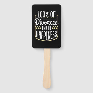 Lawyer Divorces End In Happiness Hand Fan
