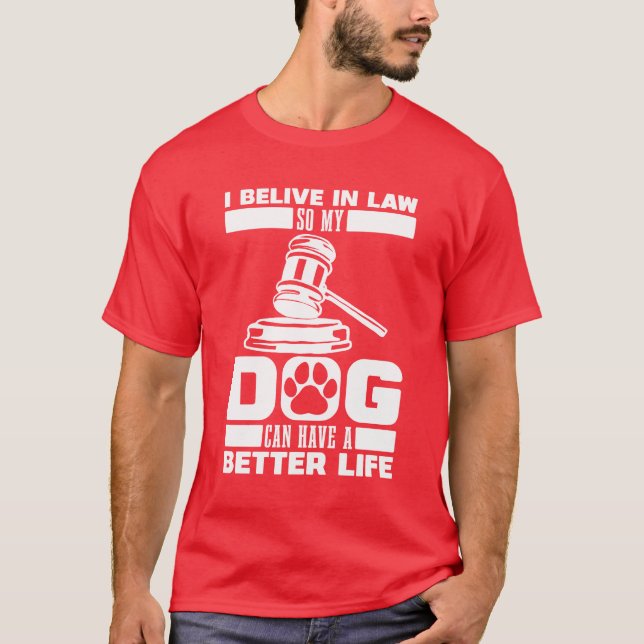 Lawyer Dog retro boy T-Shirt (Front)