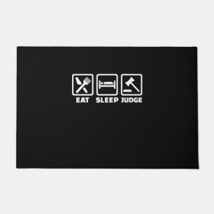 Lawyer Eat Sleep Judge Doormat