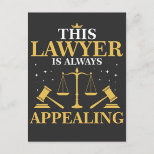Lawyer Gift Law School Graduation New Attorney Postcard