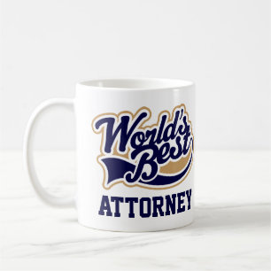 Lawyer Gift Worlds Best Attorney Coffee Mug