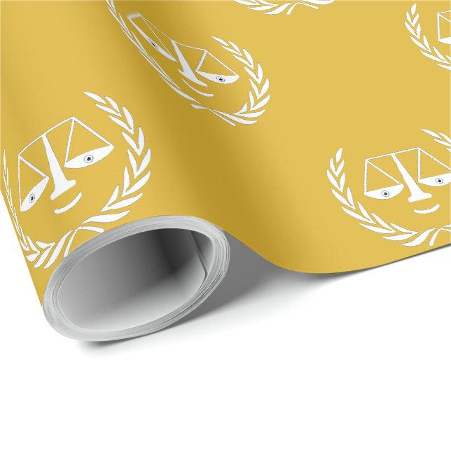 Lawyer Gift Wrapping Paper (Roll Corner)
