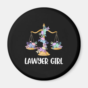 Lawyer Girl Magnet