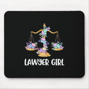 Lawyer Girl Mouse Pad