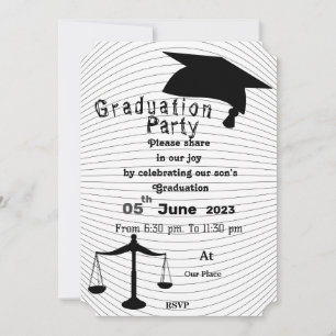Lawyer Graduation Invitation