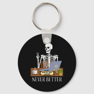 Lawyer Halloween  Key Ring