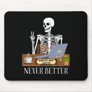 Lawyer Halloween Mouse Pad