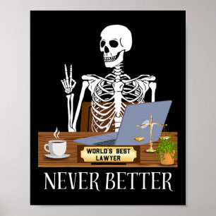 Lawyer Halloween Poster
