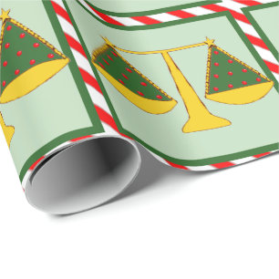 Lawyer Holiday Gift Wrapping Paper