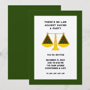 lawyer holiday party invitations