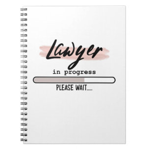 Lawyer in progress, Lawyer Dad, Gift for him, Gift Notebook