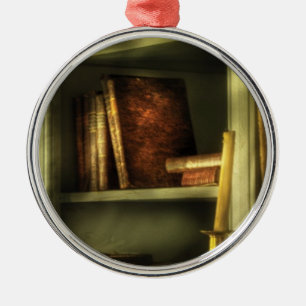 Lawyer - In the Library Metal Ornament