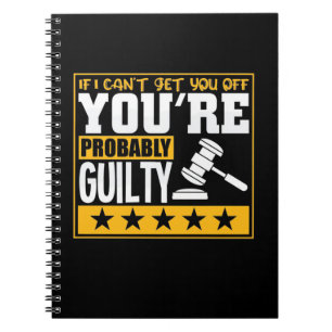 Lawyer Is Probably Guilty Notebook