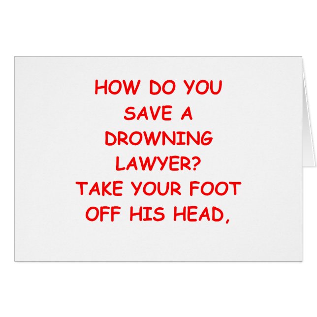 lawyer joke (Front Horizontal)