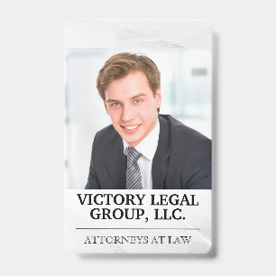 Lawyer   Justice Logo   Business Man ID Badge