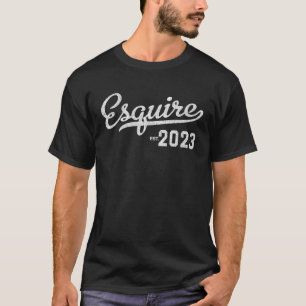 Lawyer Law School Graduation Esquire 2023 T-Shirt