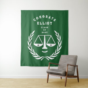 Lawyer Law School Graduation Party Tapestry
