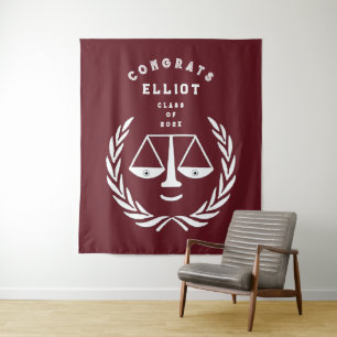 Lawyer Law School Graduation Party Tapestry