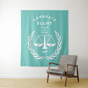 Lawyer Law School Graduation Party Tapestry