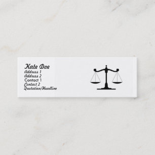 Lawyer Mini Business Card