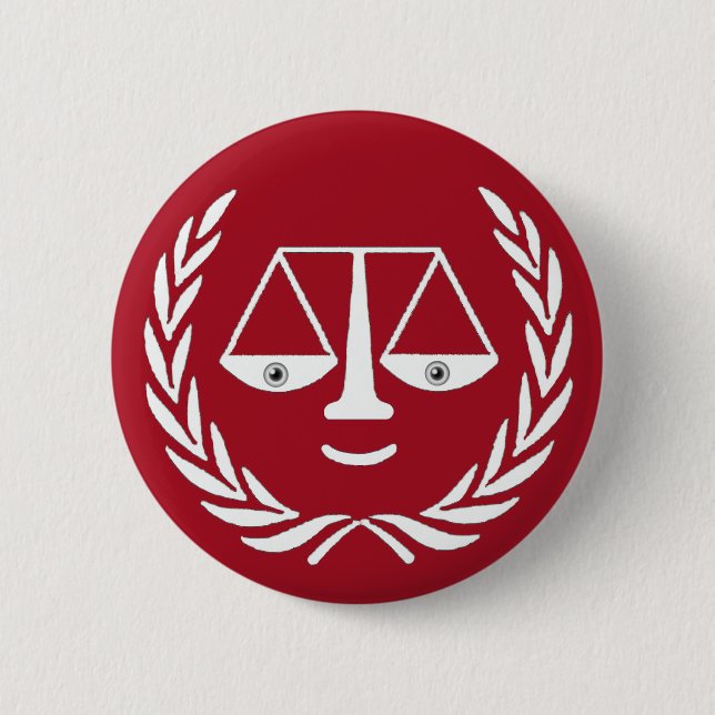 Lawyer Party Favors 6 Cm Round Badge (Front)