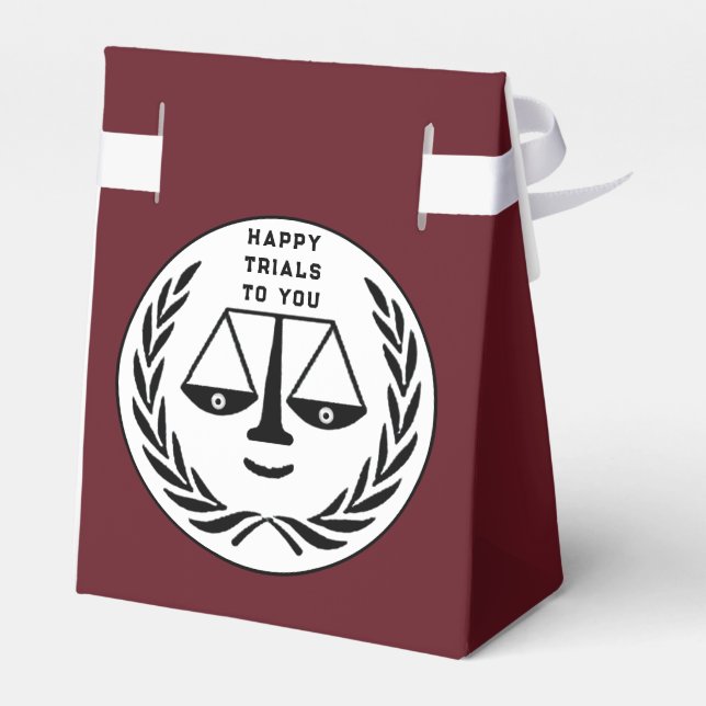 Lawyer Party Favour Box (Back Side)