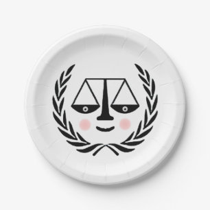Lawyer Party Paper Plate