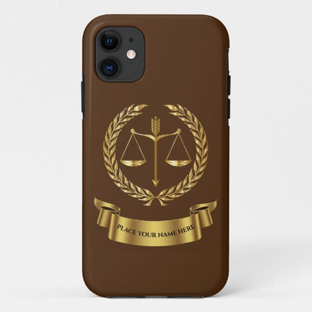 Lawyer Personalised  Case-Mate iPhone Case (Back)