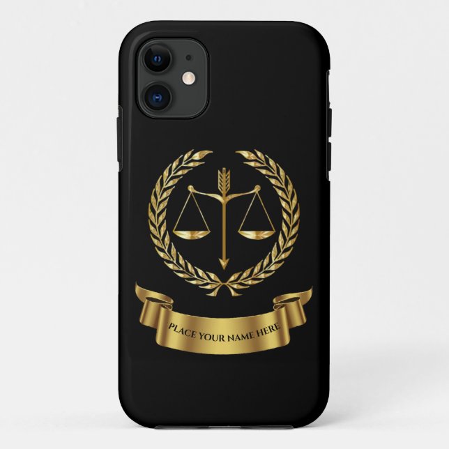 Lawyer Personalised  Case-Mate iPhone Case (Back)
