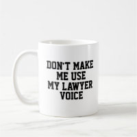 Lawyer Personalized Coffee Mug