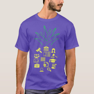 Lawyer Pineapple Lawyer Funny For Men Women T-Shirt