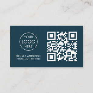 Lawyer Professional QR Code Logo Modern Business Card