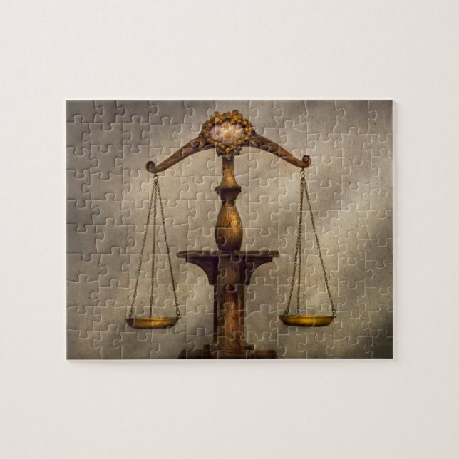 Lawyer - Scale - Fair and Just Jigsaw Puzzle (Horizontal)