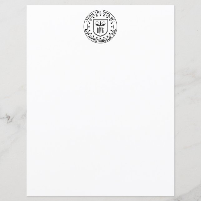 Lawyer Scales of Justice #3 Law Legal (Front)