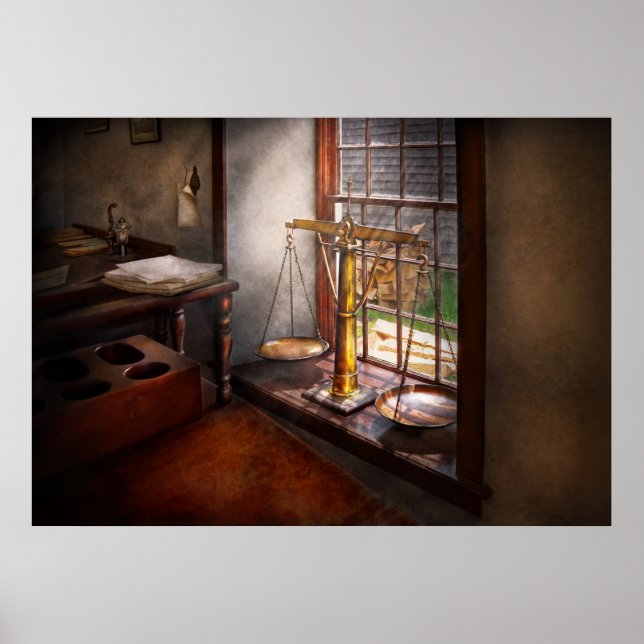 Lawyer - Scales of Justice Poster (Front)