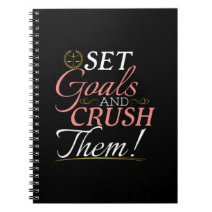 Lawyer Scales of Justice - Set Goals Quote Notebook