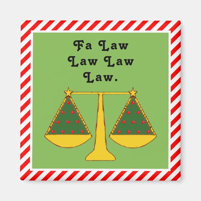 Lawyer Stocking Stuffers Magnet (Front)
