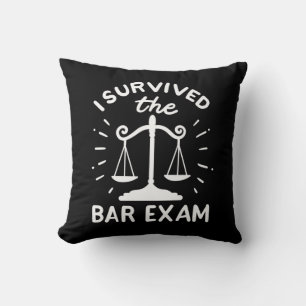 Lawyer Survived The Bar Exam Cushion