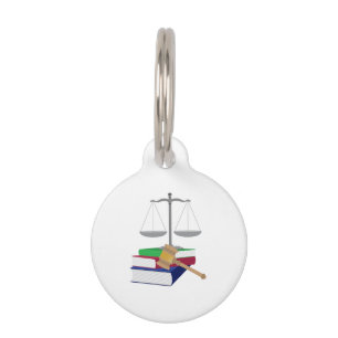 Lawyer Symbols Pet Tag